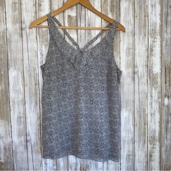 Cabi White Dot Sleeveless Blouse - Picture 1 of 4